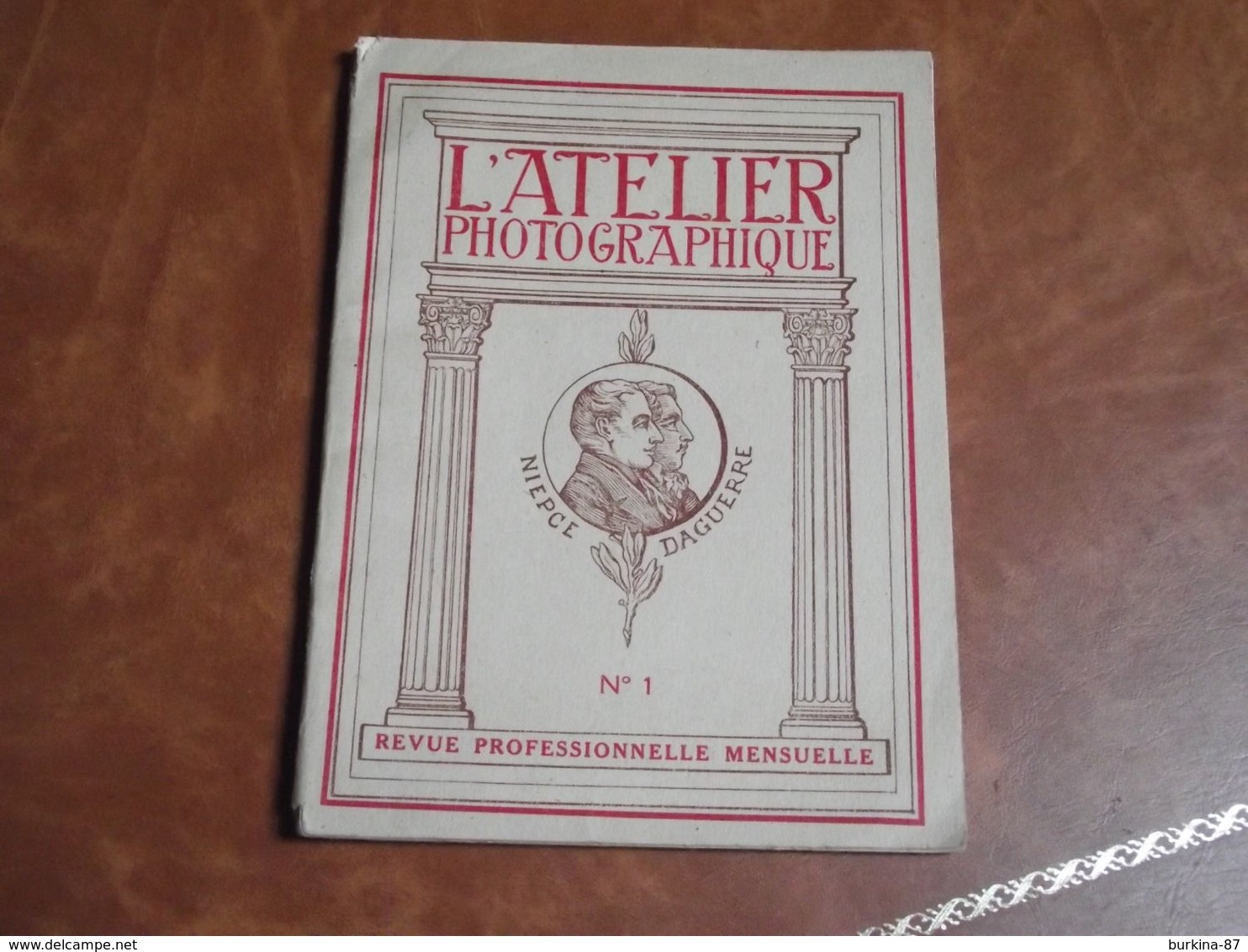 L'Atelier Photographique Revue Professionelle, N°1,1923 - Autres & Non Classés