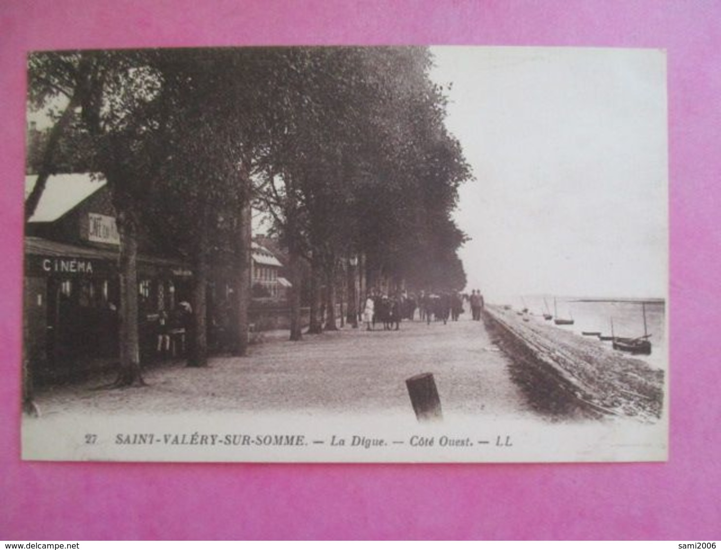 CPA 80 SAINT VALERY SUR SOMME LA DIGUE - Saint Valery Sur Somme