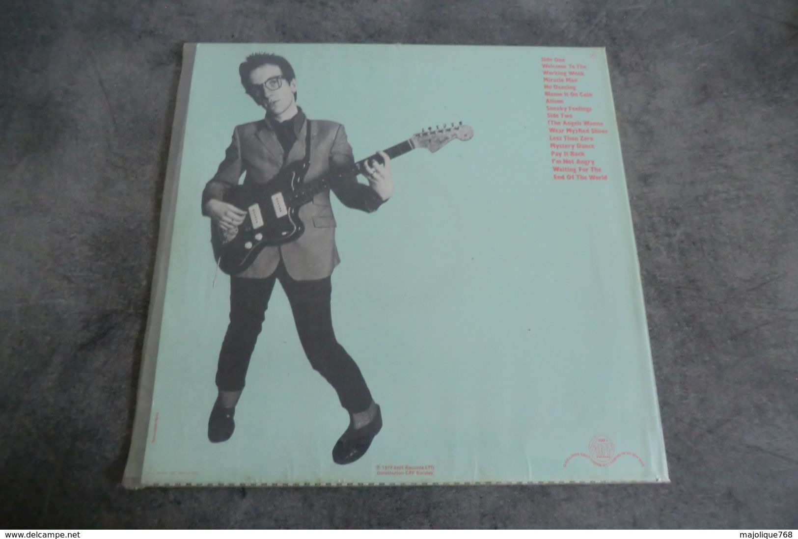 Disque - Elvis Costello - My Aim True - + Single Special Bonus - Watching The Detectives - Stiff Records 940560 - 1977 - Rock