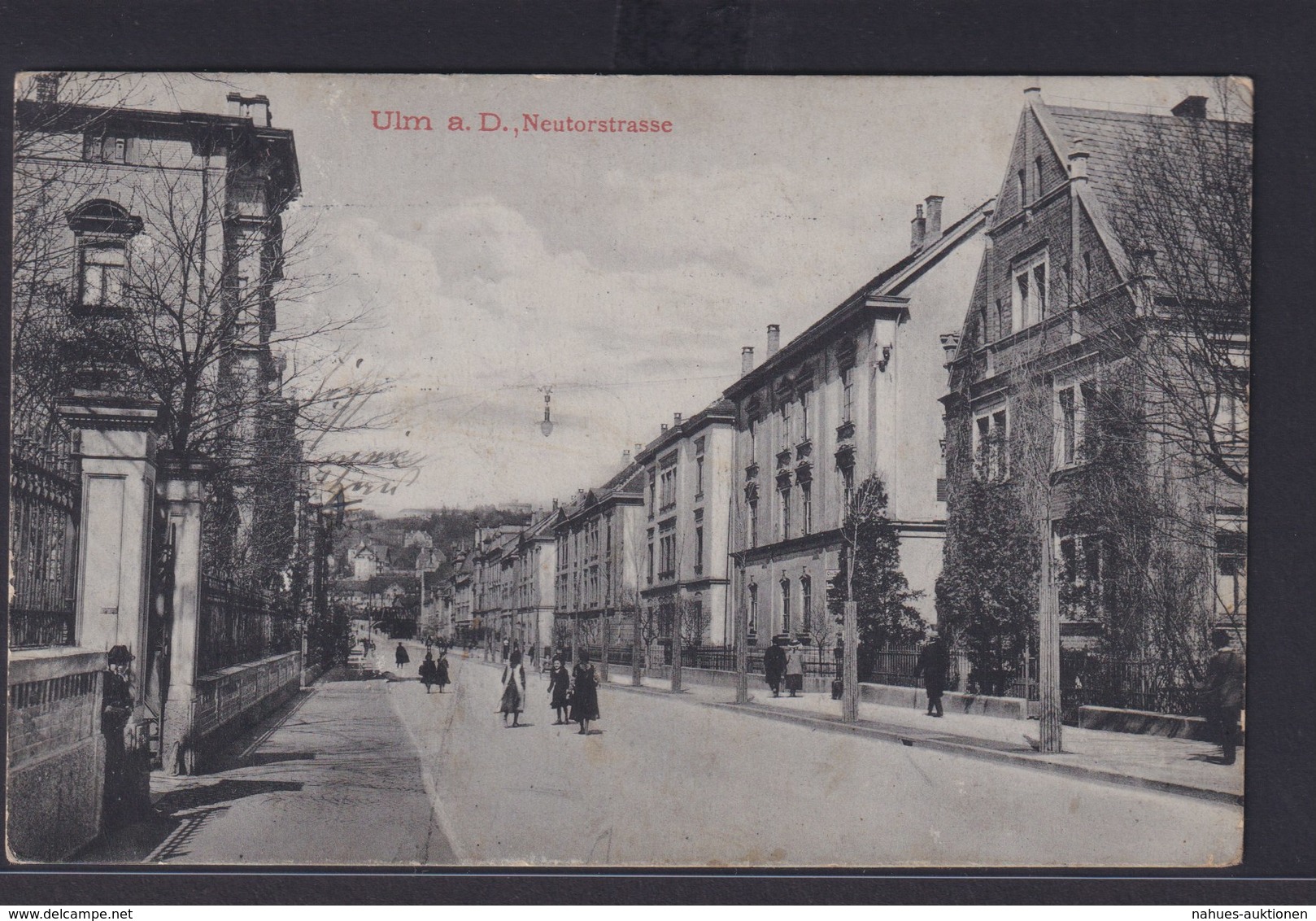 Ansichtskarte Ulm Baden Württemberg Neutorstrasse Donau Fluss - Sonstige & Ohne Zuordnung