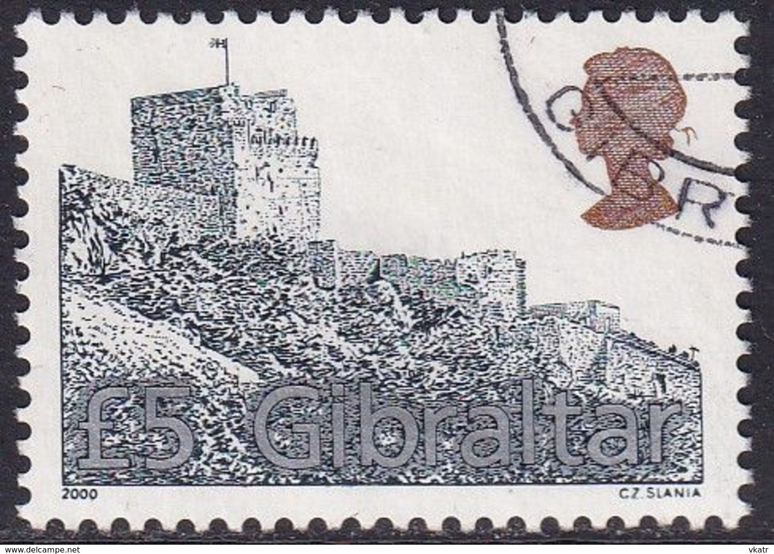 GIBRALTAR 2000 SG #942 £5 Used - Gibraltar