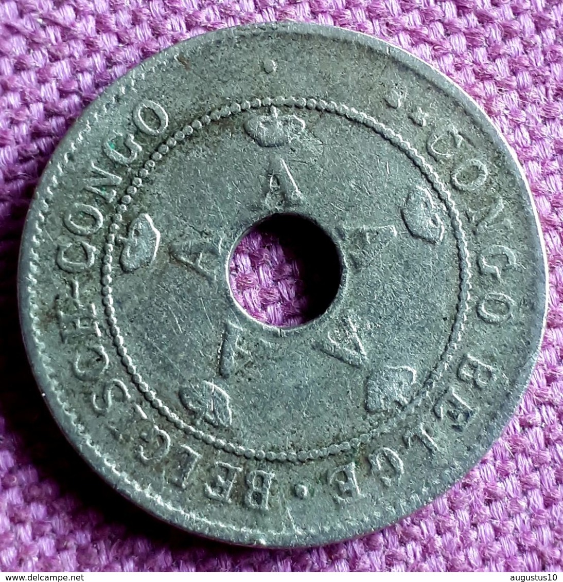 BELGISCH CONGO / 10 CENTIMES 1911 KM 18 - 1910-1934: Albert I.