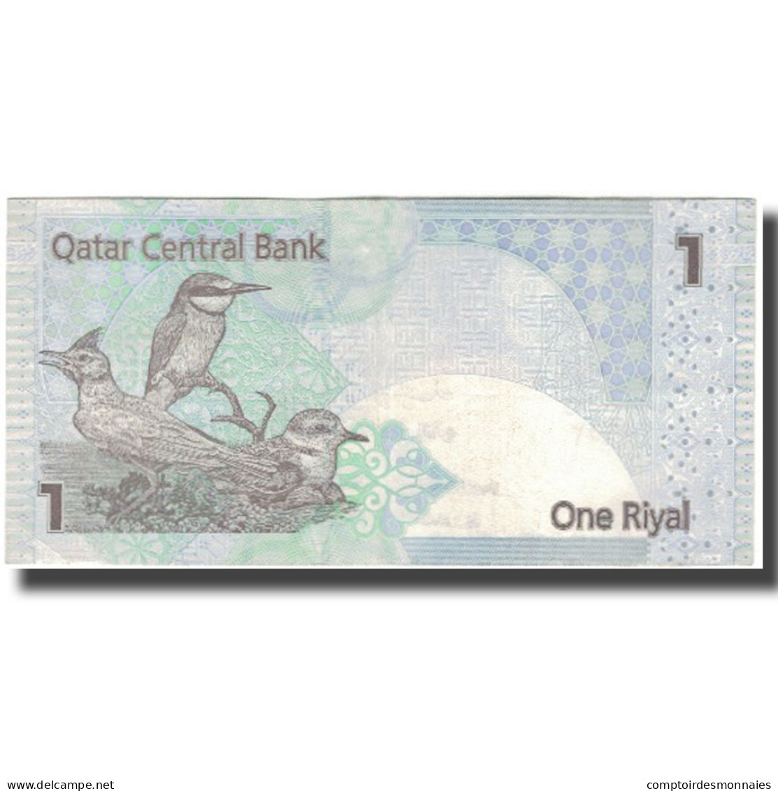 Billet, Qatar, 1 Riyal, KM:20, TTB+ - Qatar