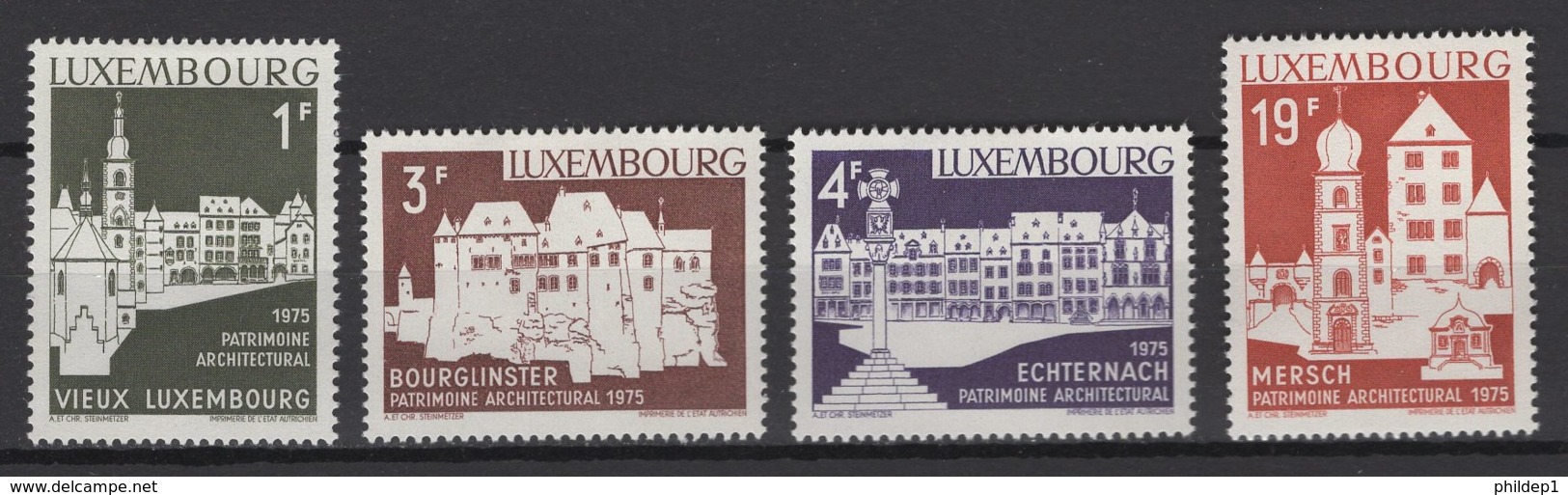 Luxembourg: 1975. Y&T 2012 N° 849/52 *, MH. Cote 2012 : 6 € - Unused Stamps