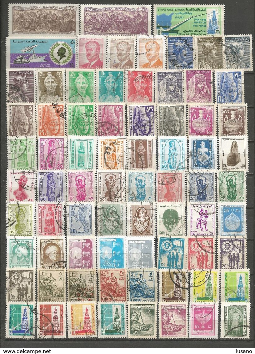 Syrie - Jolie collection de timbres neufs ou oblitérés