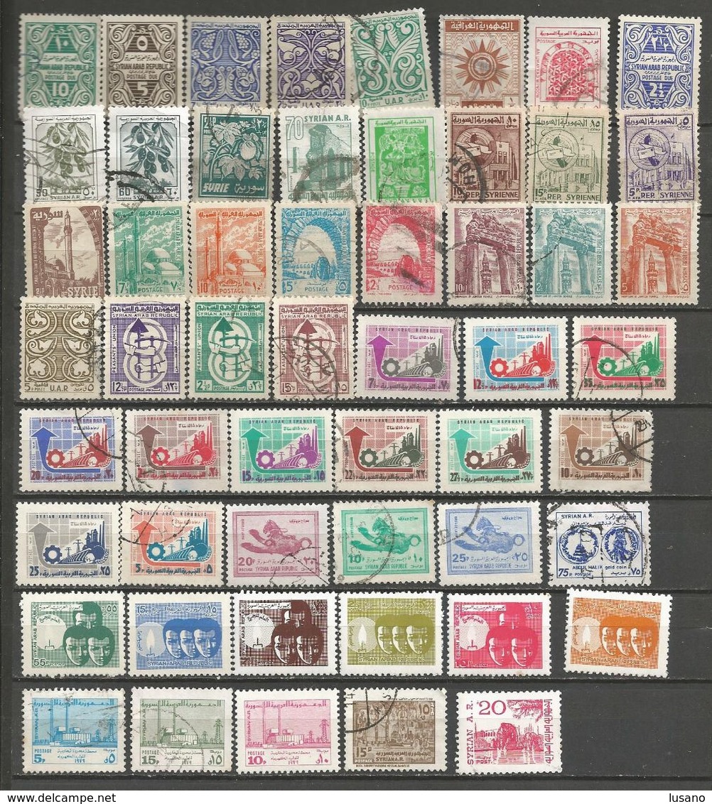 Syrie - Jolie collection de timbres neufs ou oblitérés