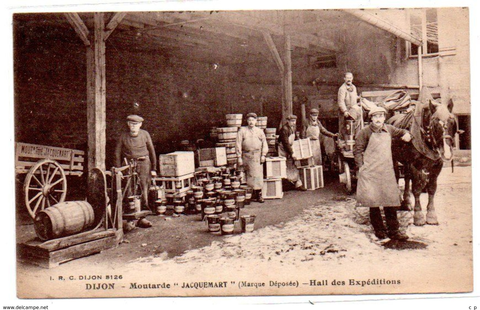 Dijon - Moutarde Jacquemart - Halle Des Expeditions - CPA°R - Dijon