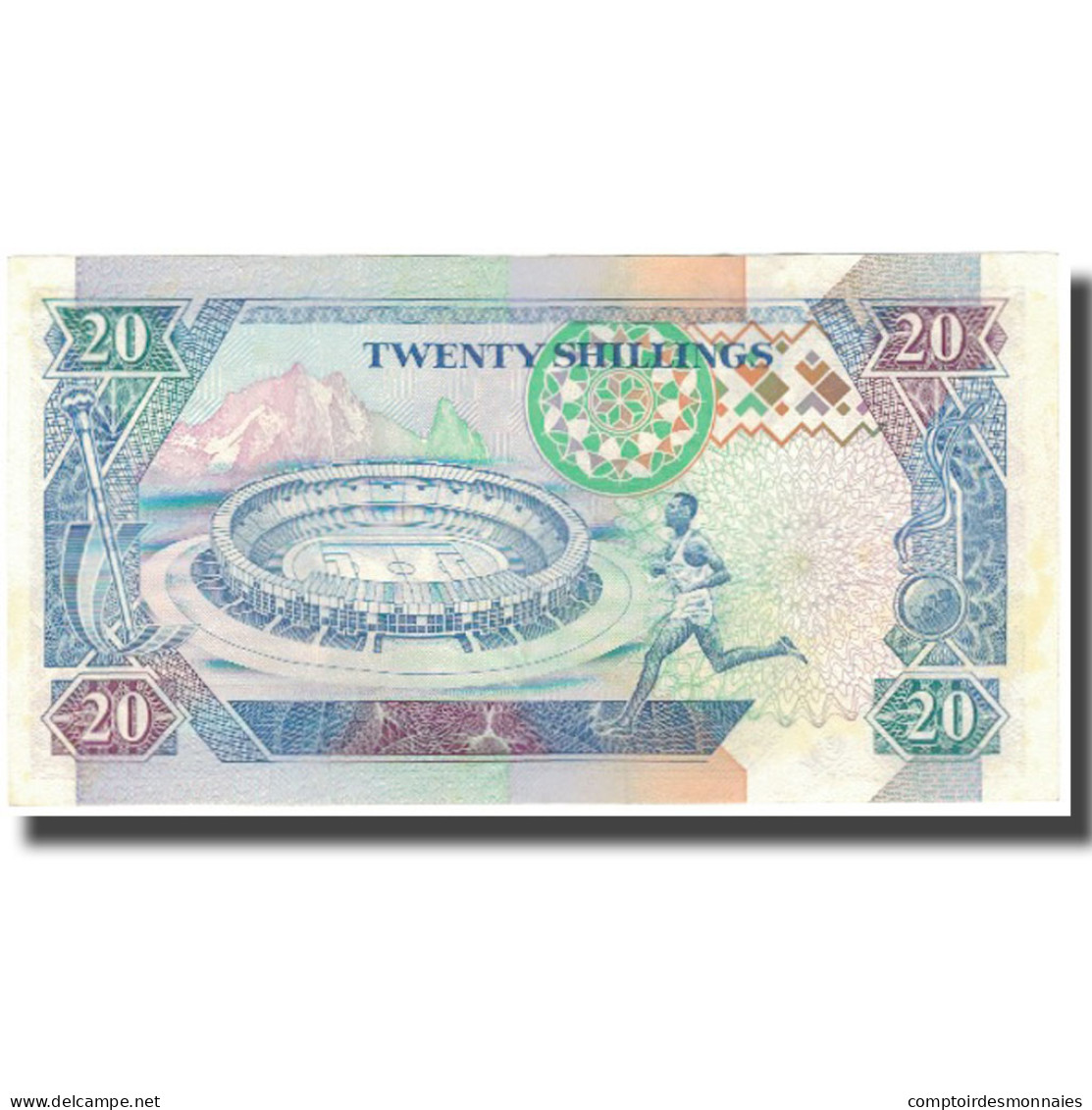 Billet, Kenya, 20 Shillings, 1993-09-14, KM:31a, SUP - Kenya