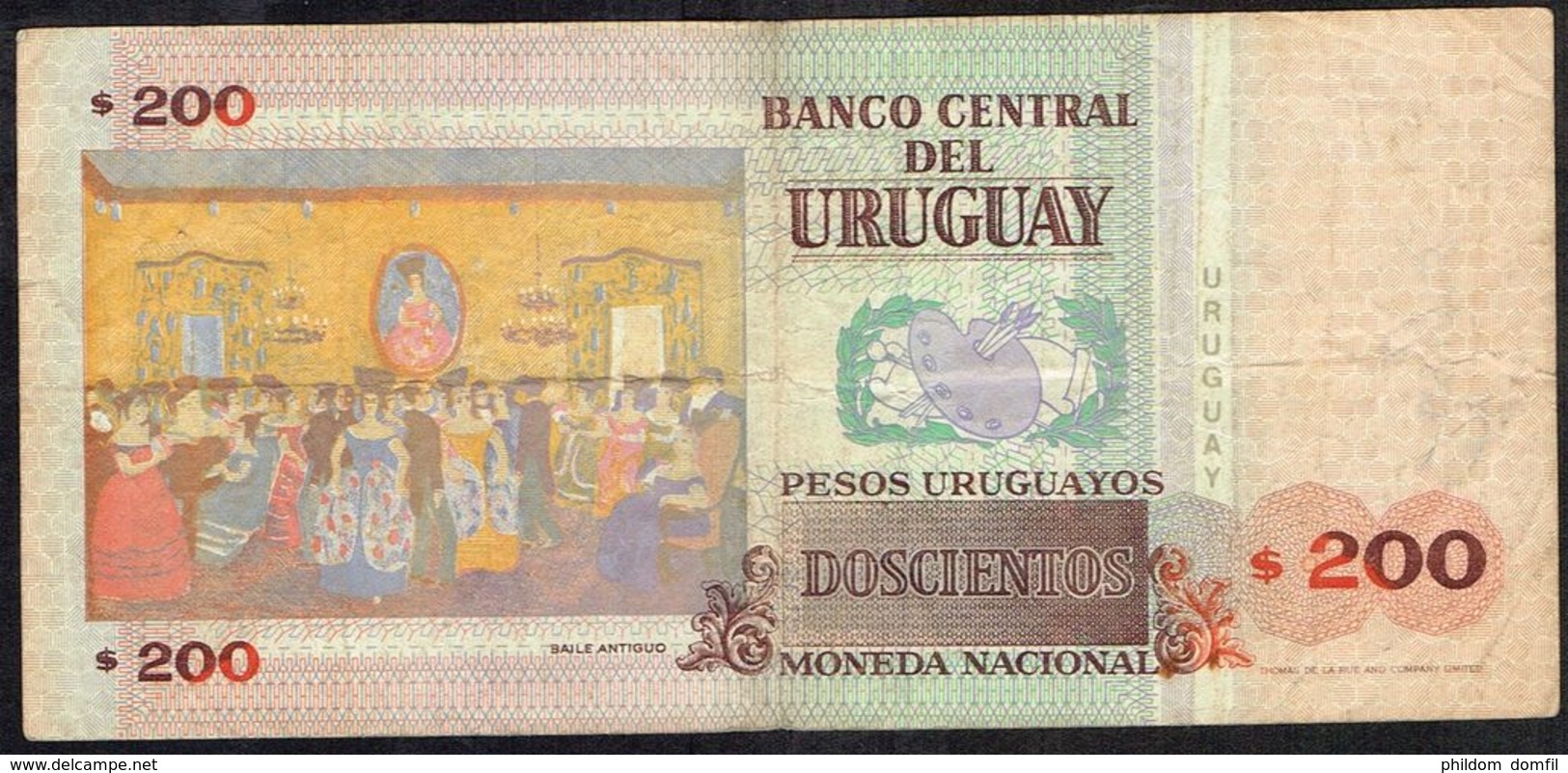 Ref. 5071-5576 - BIN URUGUAY . 1995. URUGUAY 200 PESOS 1995 - Uruguay