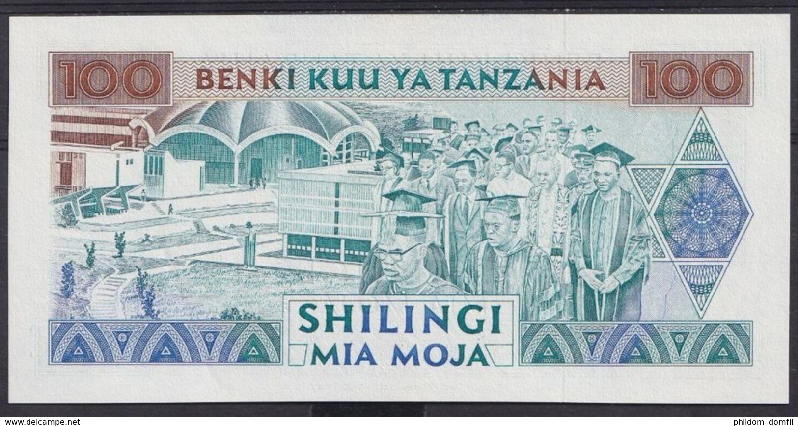 Ref. 4514-5017 - BIN TANZANIA . 1993. TANZANIA 100 SHILINGI 1993 - Tanzania