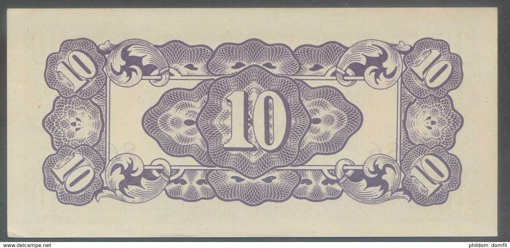 Ref. 4301-4804 - BIN NETHERLANDS INDIES . 1942. NETHERLANDS INDIES JAPANESE OCCUPATION 10 CENTS 1942 - Niederländisch-Indien