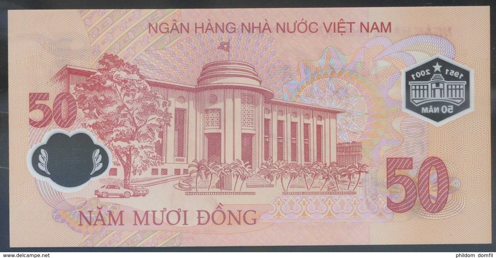 Ref. 3642-4079 - BIN NORTH VIETNAM . 2001. VIETNAM 50 DONG 2001 - Vietnam