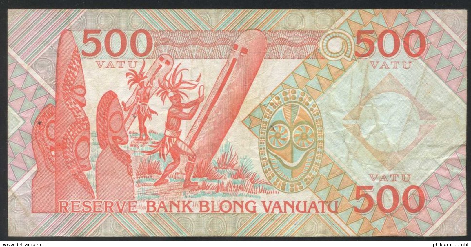 Ref. 3502-3938 - BIN VANUATU . 1993. VANUATU 500 VATU 1993 - Vanuatu
