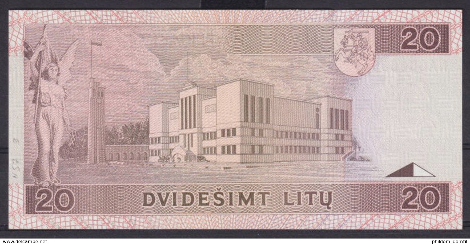 Ref. 2921-3344 - BIN LITHUANIA . 1993. LITHUANIA 20 LITAS 1993 - Lithuania