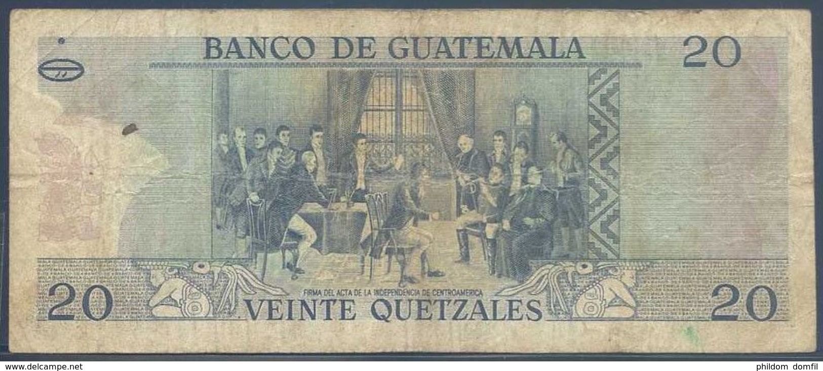 Ref. 2651-3074 - BIN GUATEMALA . 1988. GUATEMALA 20 QUETZALES 1988 - Guatemala