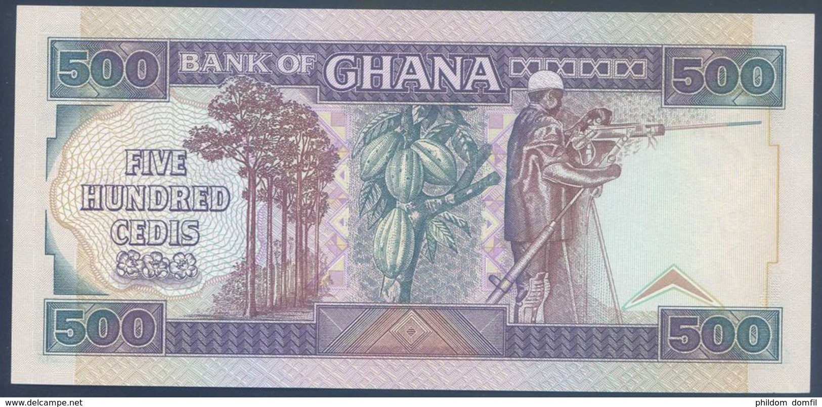 Ref. 2463-2886 - BIN GHANA . 1992. GHANA 500 CEDIS 1992 - Ghana