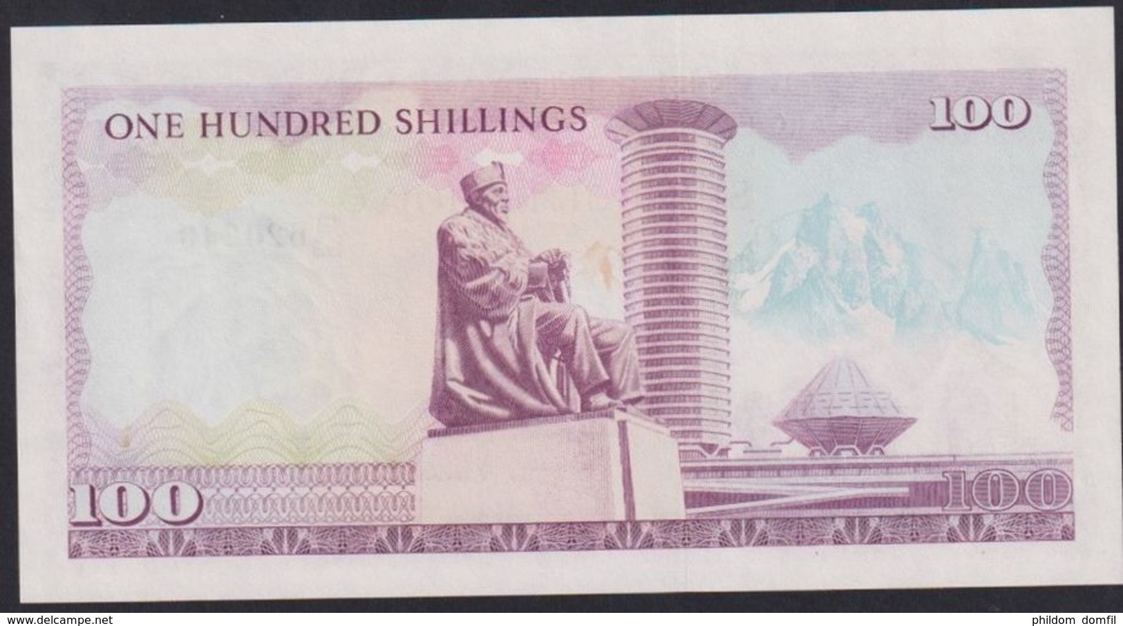 Ref. 2054-2477 - BIN KENYA . 1978. KENIA 100 SHILLINGS 1978 - Kenya