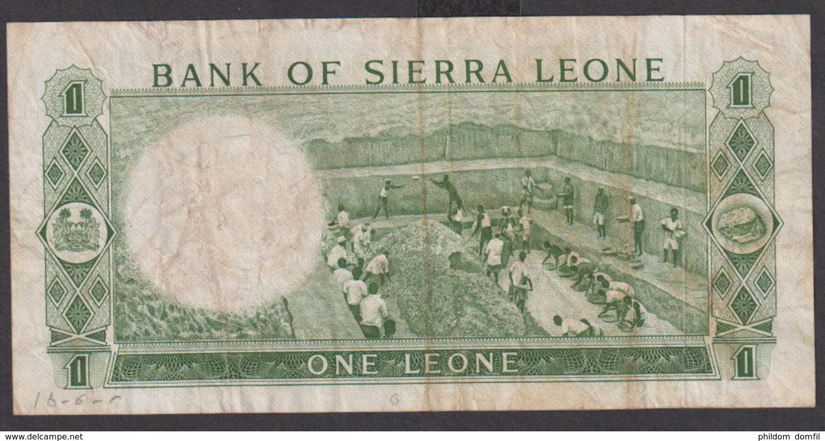 Ref. 1959-2382 - BIN SIERRA LEONE . 1970. 1 LEONE SIERRA LEONE 1970 - Sierra Leone