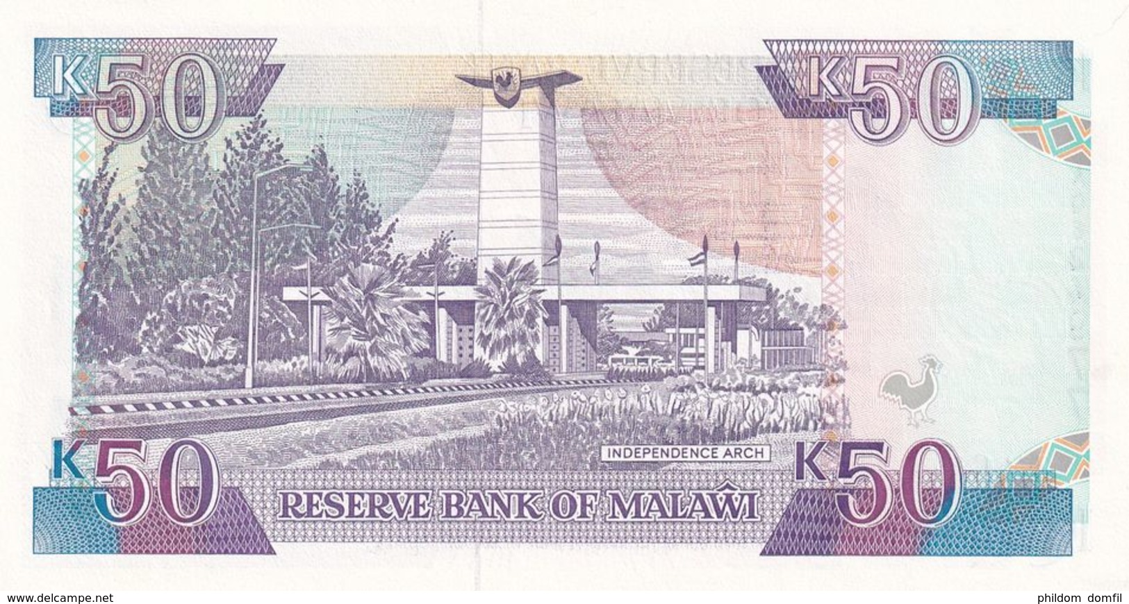 Ref. 1730-2153 - BIN MALAWI . 1994. 1994 MALAWI 50 KWACHA - Malawi