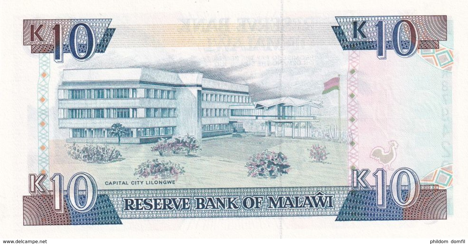 Ref. 1728-2151 - BIN MALAWI . 1992. 1992 MALAWI 10 KWACHA - Malawi