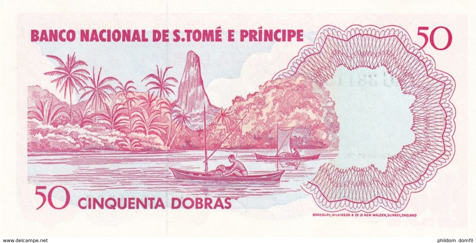 Ref. 1593-2016 - BIN SAO TOME AND PRINCIPE Islands . 1977. SANTO TOME 50 ESCUDOS 1977 - Sao Tome And Principe