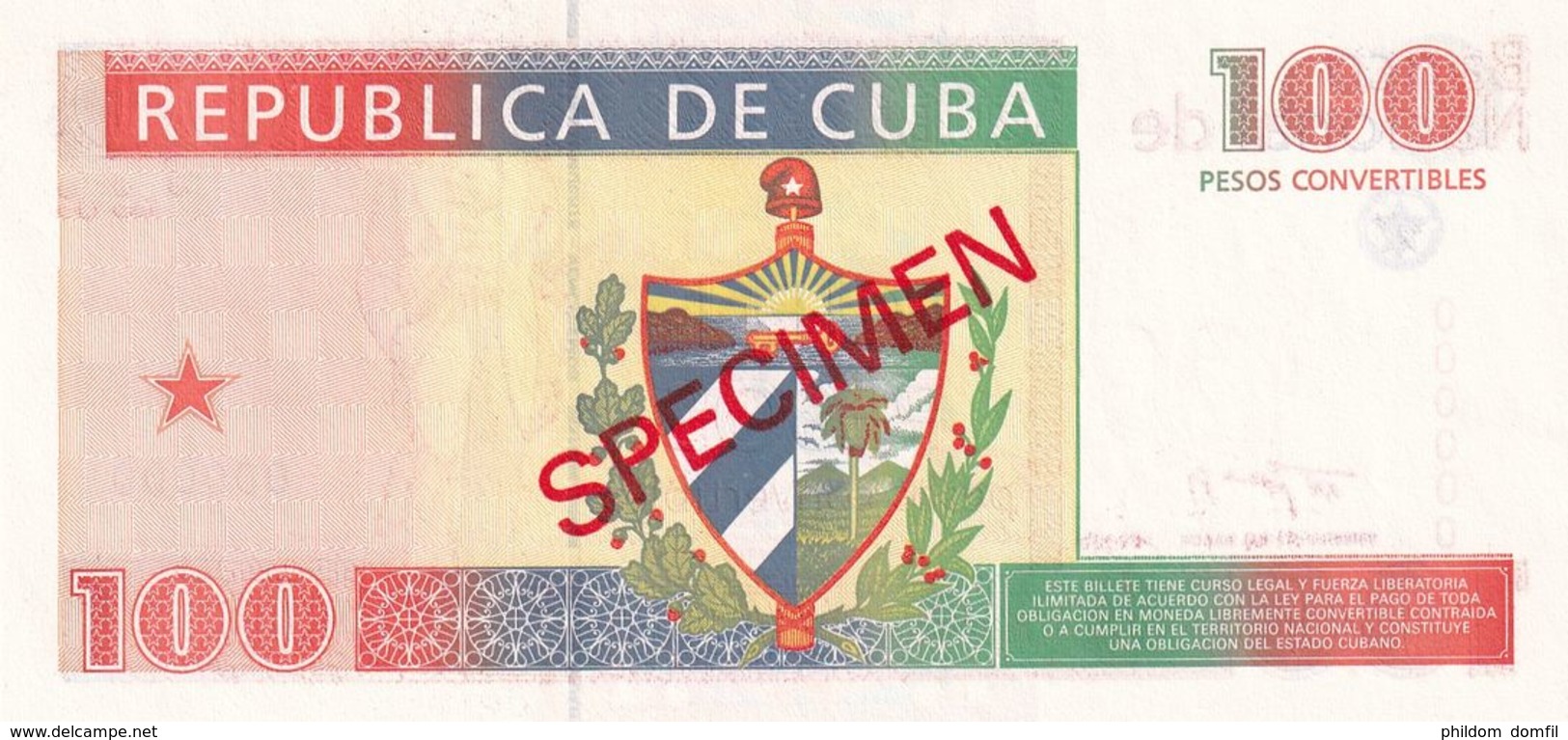 Ref. 1307-1729 - BIN CUBA . 1994. CUBA 100 PESOS CONVERTIBLES 1994 - Cuba