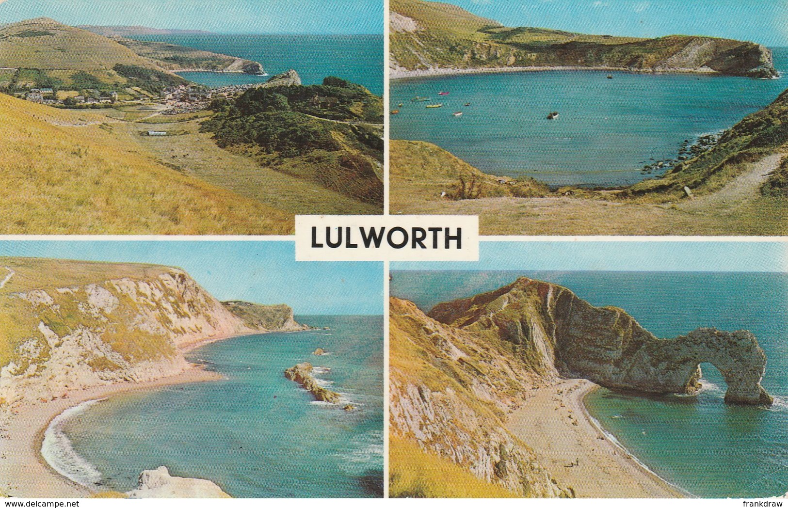 Postcard - Lulworth Four Views Card No.2310 Posted  20th Aug 1976  Very Good - Swanage