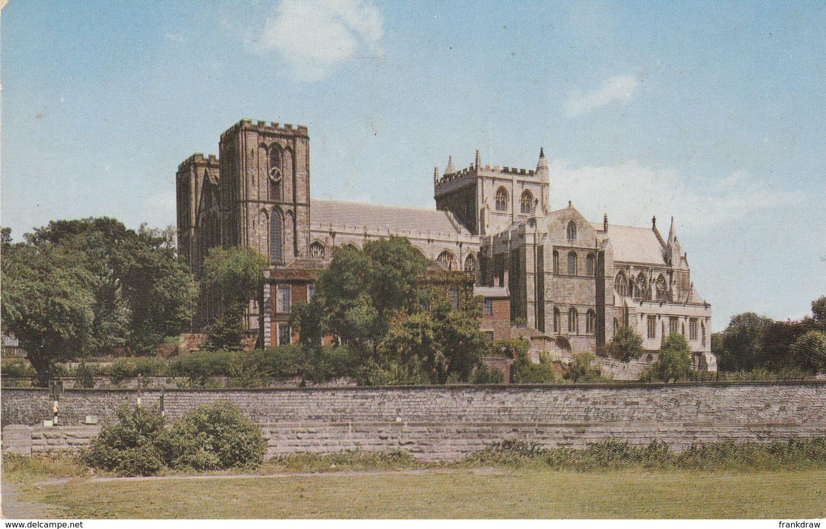 Postcard - The Cathedral, Ripon No Card No. Posted  19th Aug 1966 Very Good - Harrogate