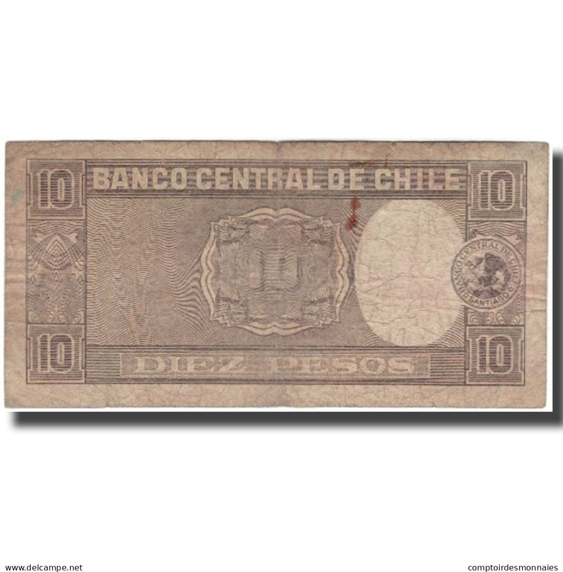 Billet, Chile, 10 Pesos = 1 Condor, KM:120, B - Chile