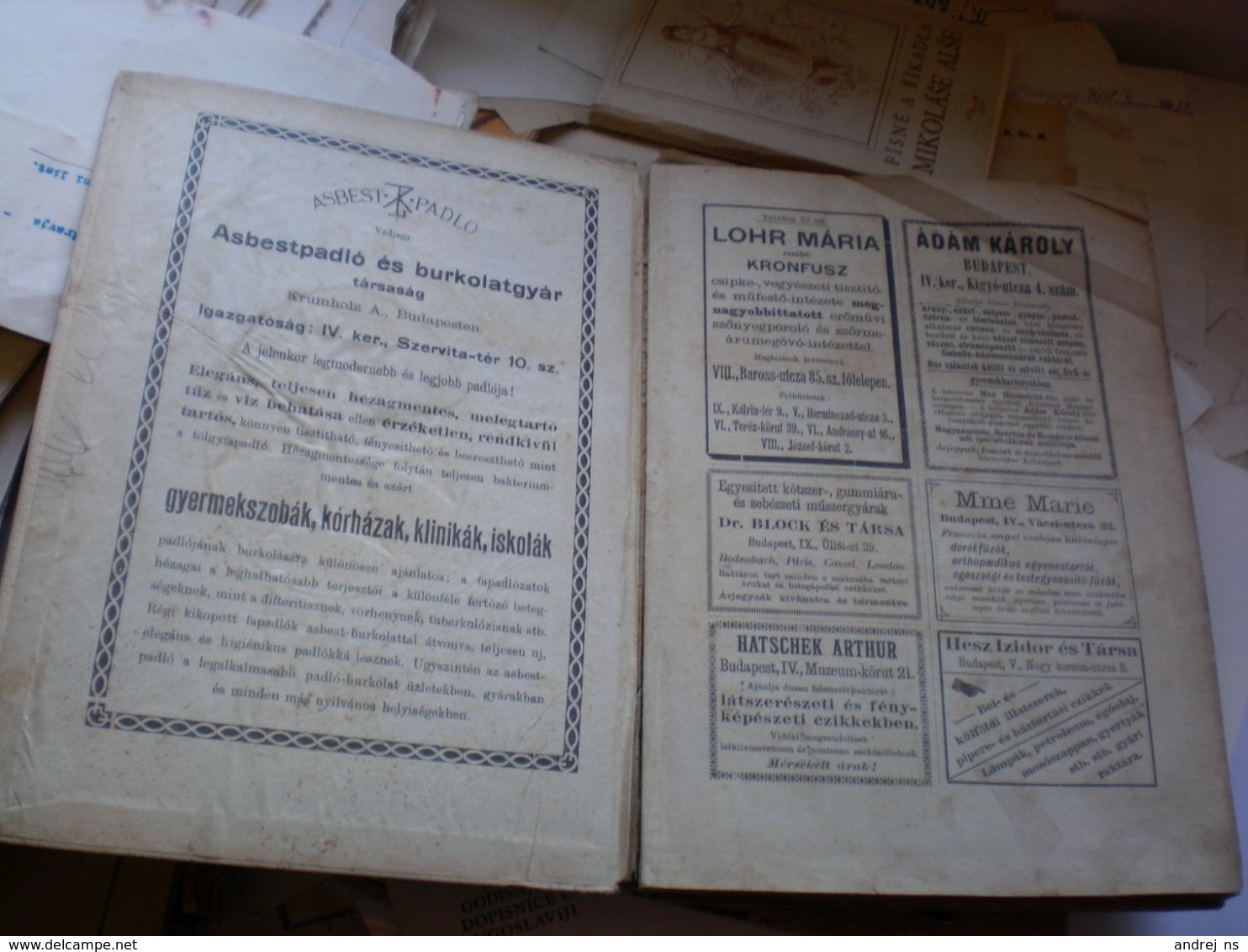 Feher Kereszt Orsz.Lelenczhaz Egyesulet Naptara 1903 About 200 Pages - Big : 1901-20