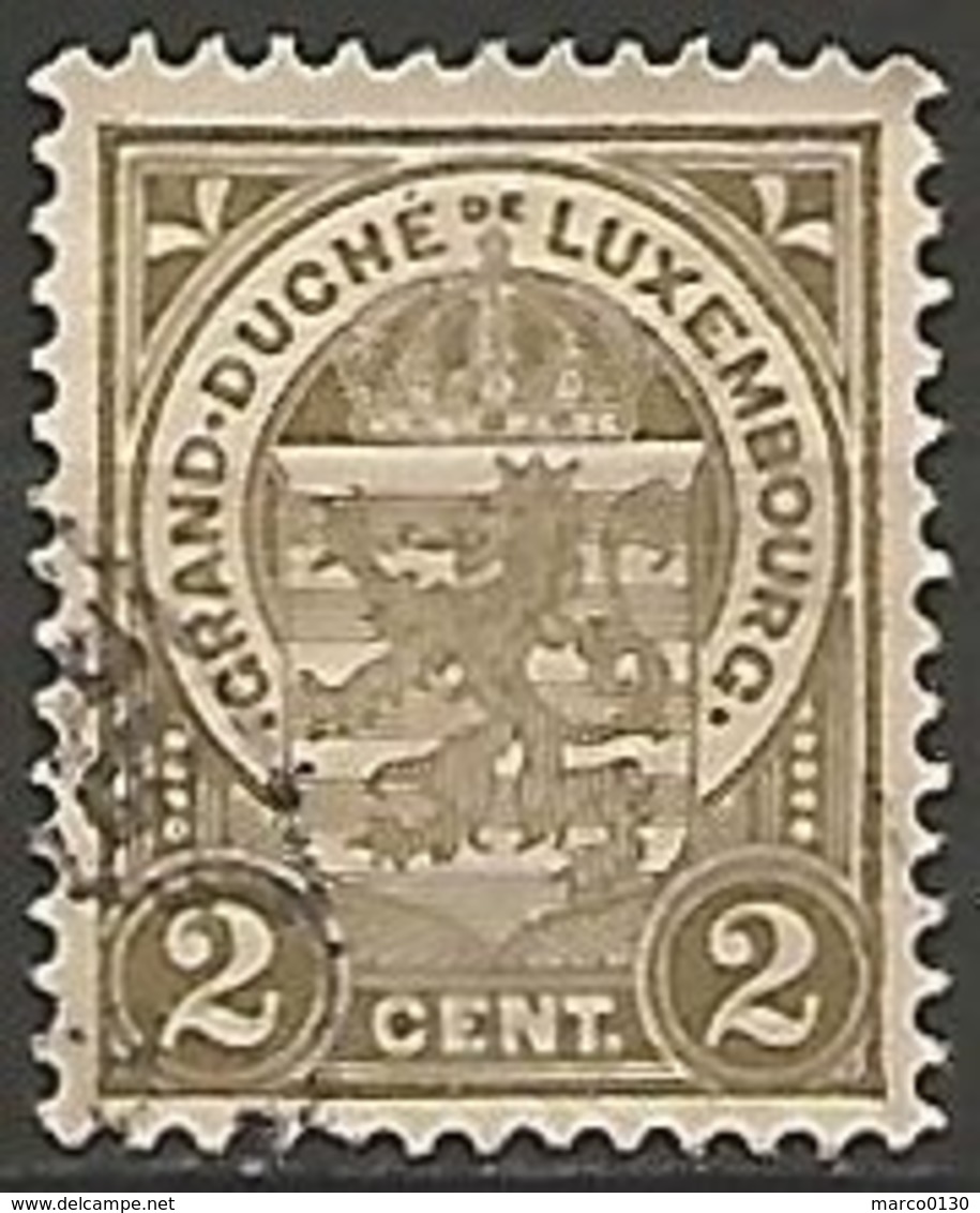 LUXEMBOURG N° 90 OBLITERE - 1907-24 Coat Of Arms