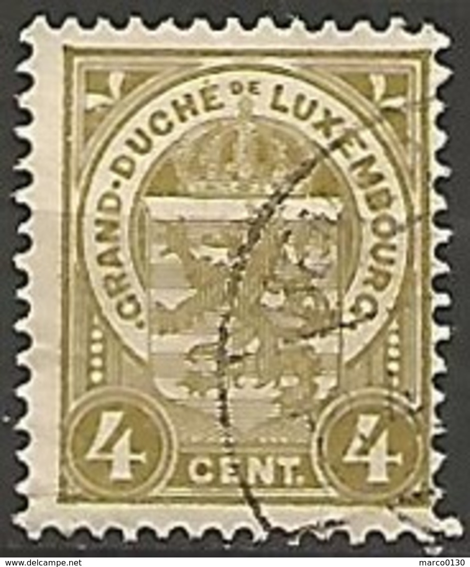 LUXEMBOURG N° 91 OBLITERE - 1907-24 Wapenschild