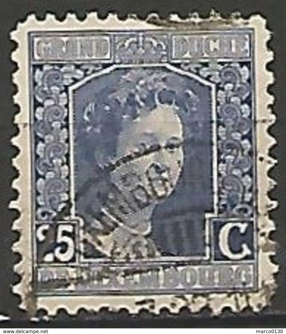 LUXEMBOURG N° 99 OBLITERE - 1914-24 Marie-Adelaide