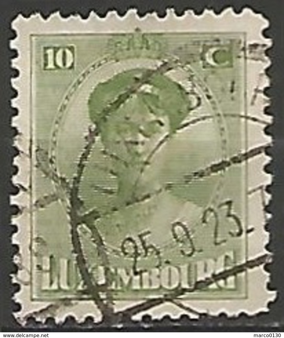LUXEMBOURG N° 122 OBLITERE - 1914-24 Marie-Adélaïde