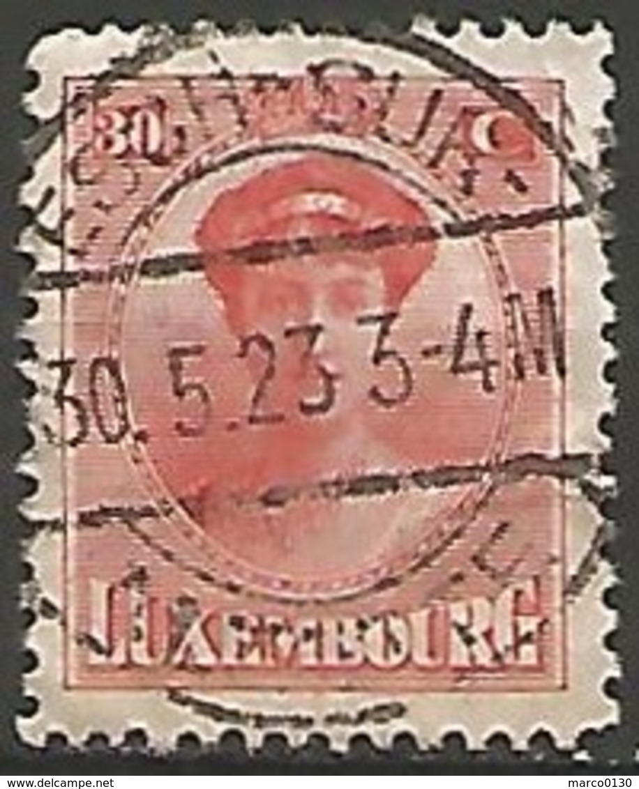 LUXEMBOURG N° 127 OBLITERE - 1914-24 Marie-Adélaïde