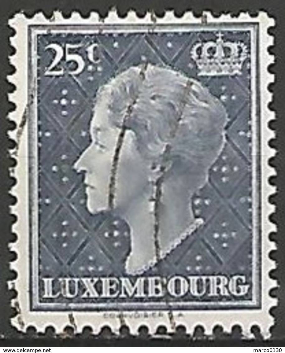 LUXEMBOURG N° 415 OBLITERE - 1948-58 Charlotte De Profil à Gauche
