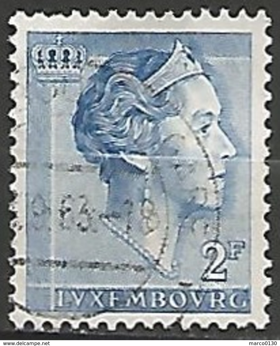 LUXEMBOURG N° 584A OBLITERE - 1960 Charlotte, Diadeem