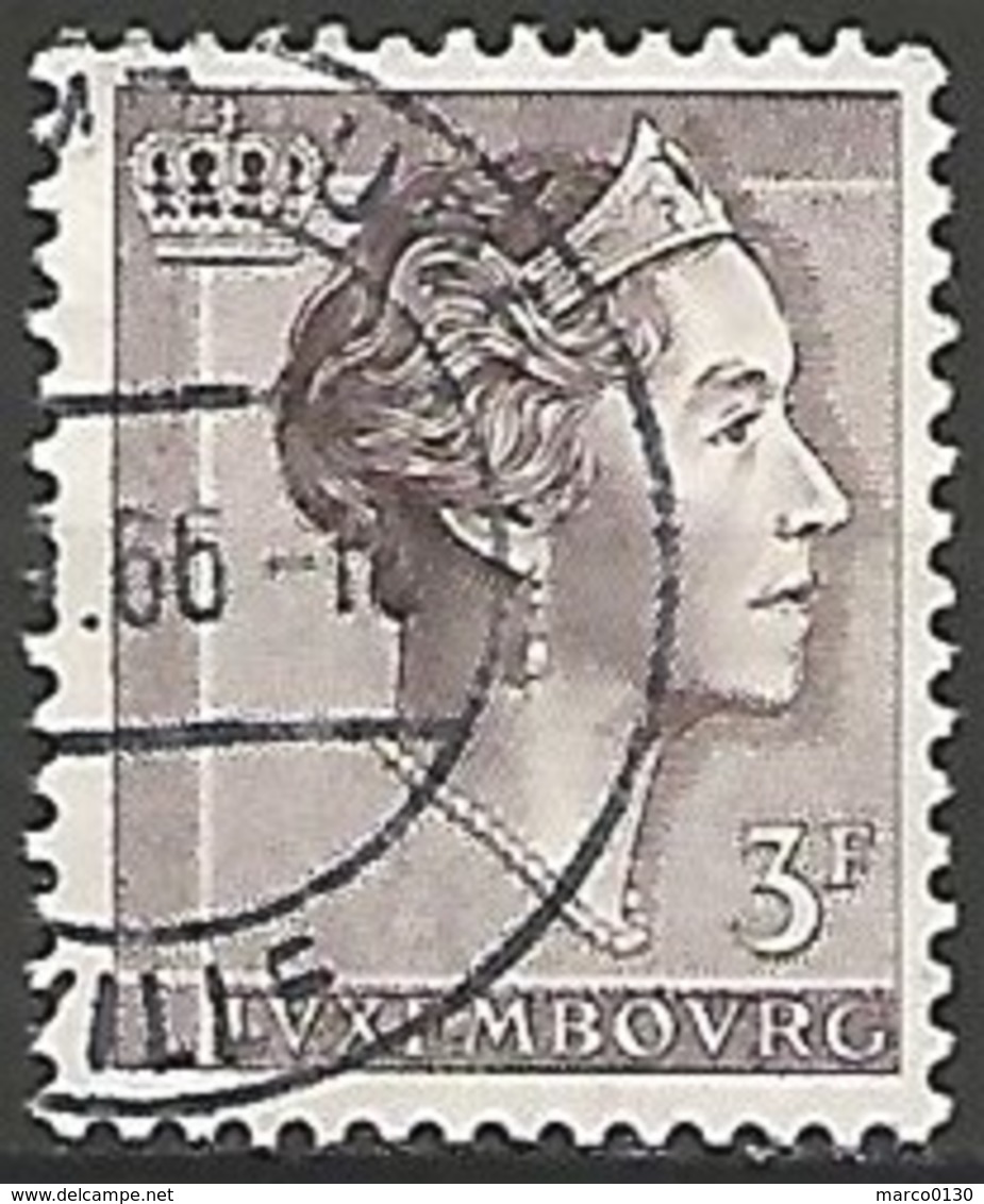 LUXEMBOURG N° 585A OBLITERE - 1960 Charlotte, Tipo Diadema