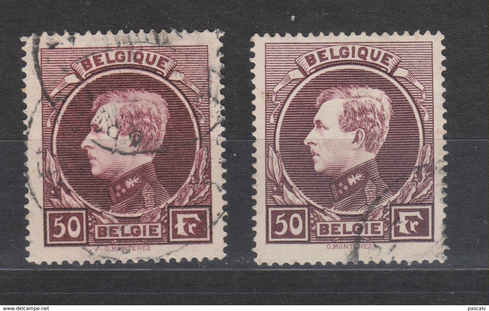 COB 291A Et 291B Oblitéré Dentelé 14 X 14 1/2 Cote 45€ - 1929-1941 Gran Montenez