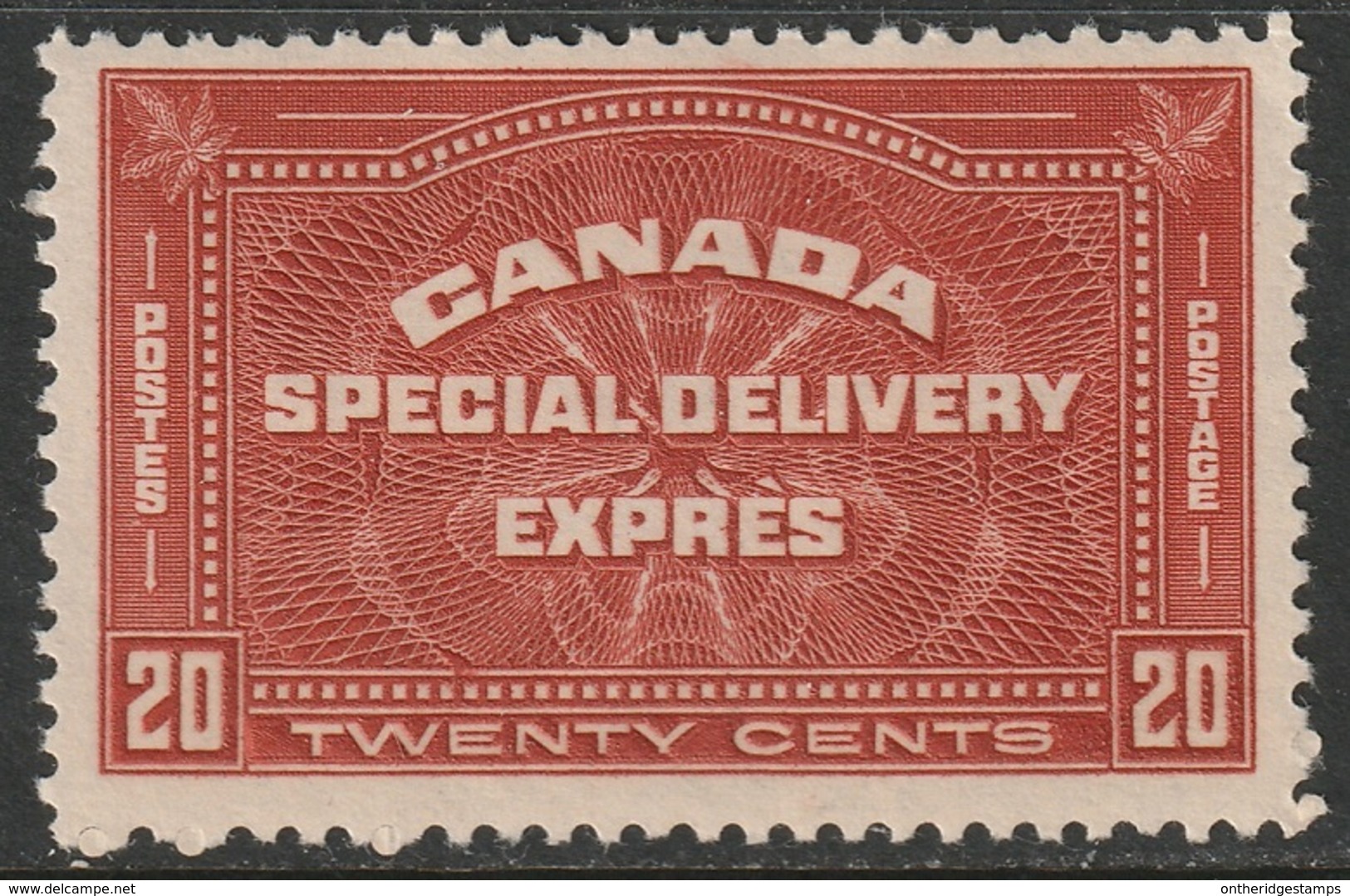 Canada Sc E4 Special Delivery MH With Some DG - Exprès