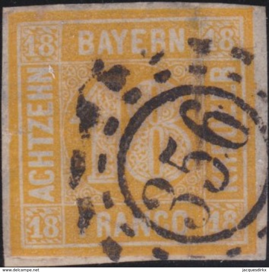 Bayern  .    Michel    .  7  (2 Scans)  .      O    .     Gebraucht - Other & Unclassified