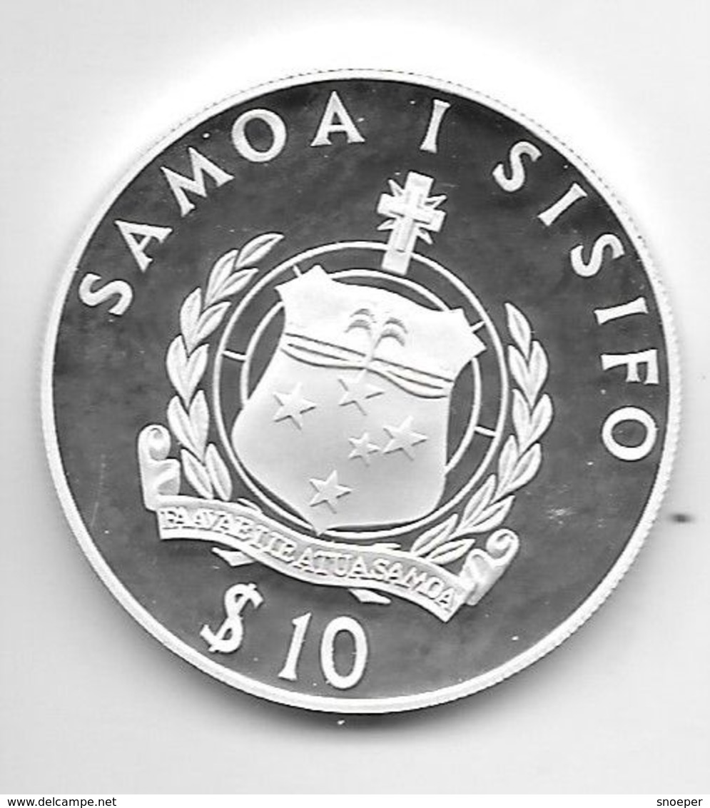 *samoa 10 Tala 1994  Km 102 Proof - Samoa