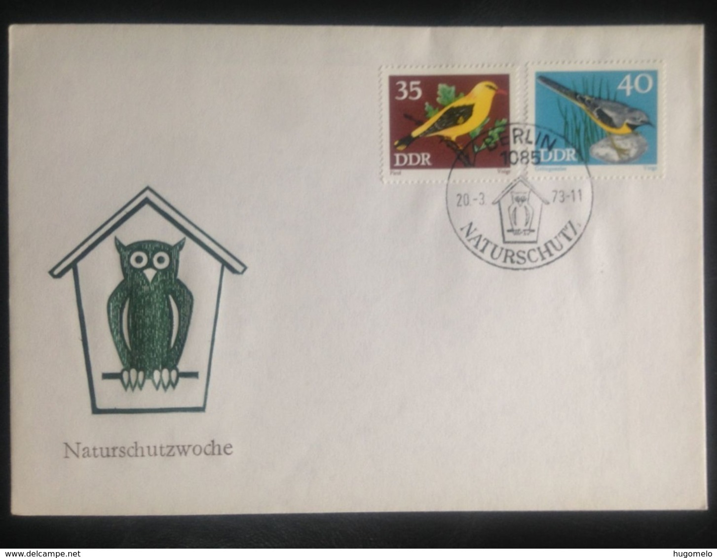 DDR Germany, Uncirculated FDC, « BIRDS », 1973 - Other & Unclassified