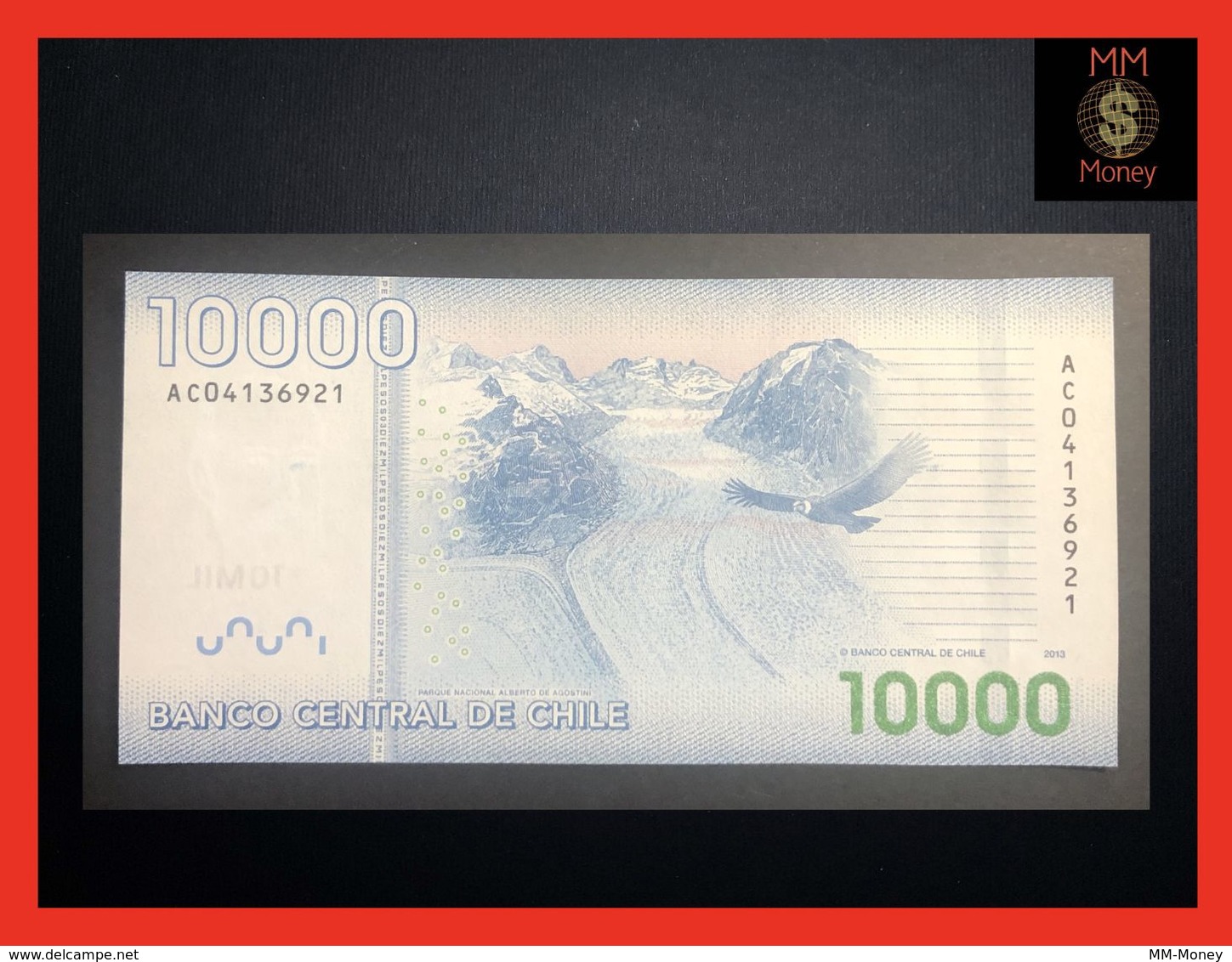 CHILE  10.000 10000 Pesos 2013  P. 164  UNC - Chili