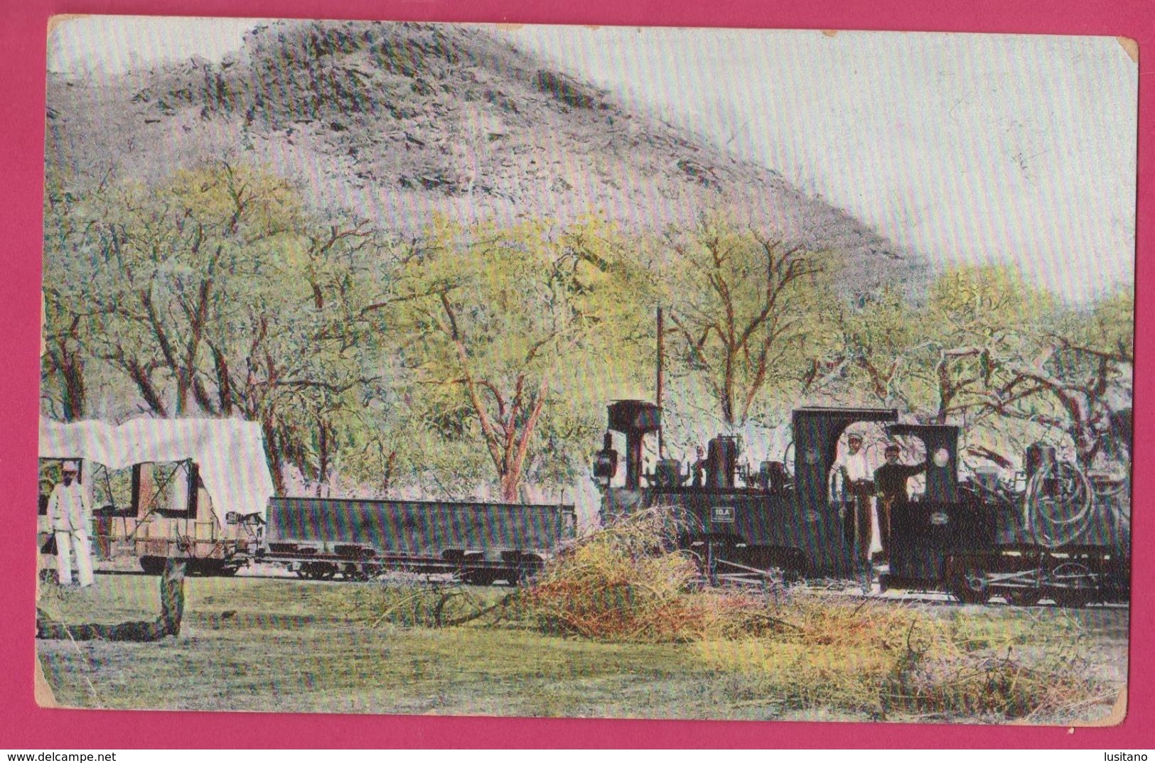 Namibia, Bahn Swakopmund Windhuk Deutsch Sud West Afrika, Railway Train W/ Stamp 1909 ( Germany Colonial ) - Namibia