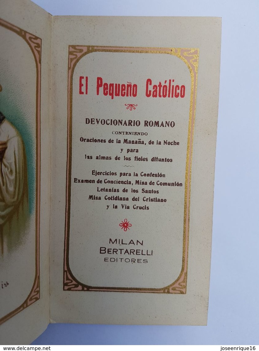 EL PEQUEÑO CATÓLICO, LIBRILLO. THE LITTLE CATHOLIC, BOOKLET. LE PETIT CATHOLIQUE, LIVRET. - Religione & Scienze Occulte