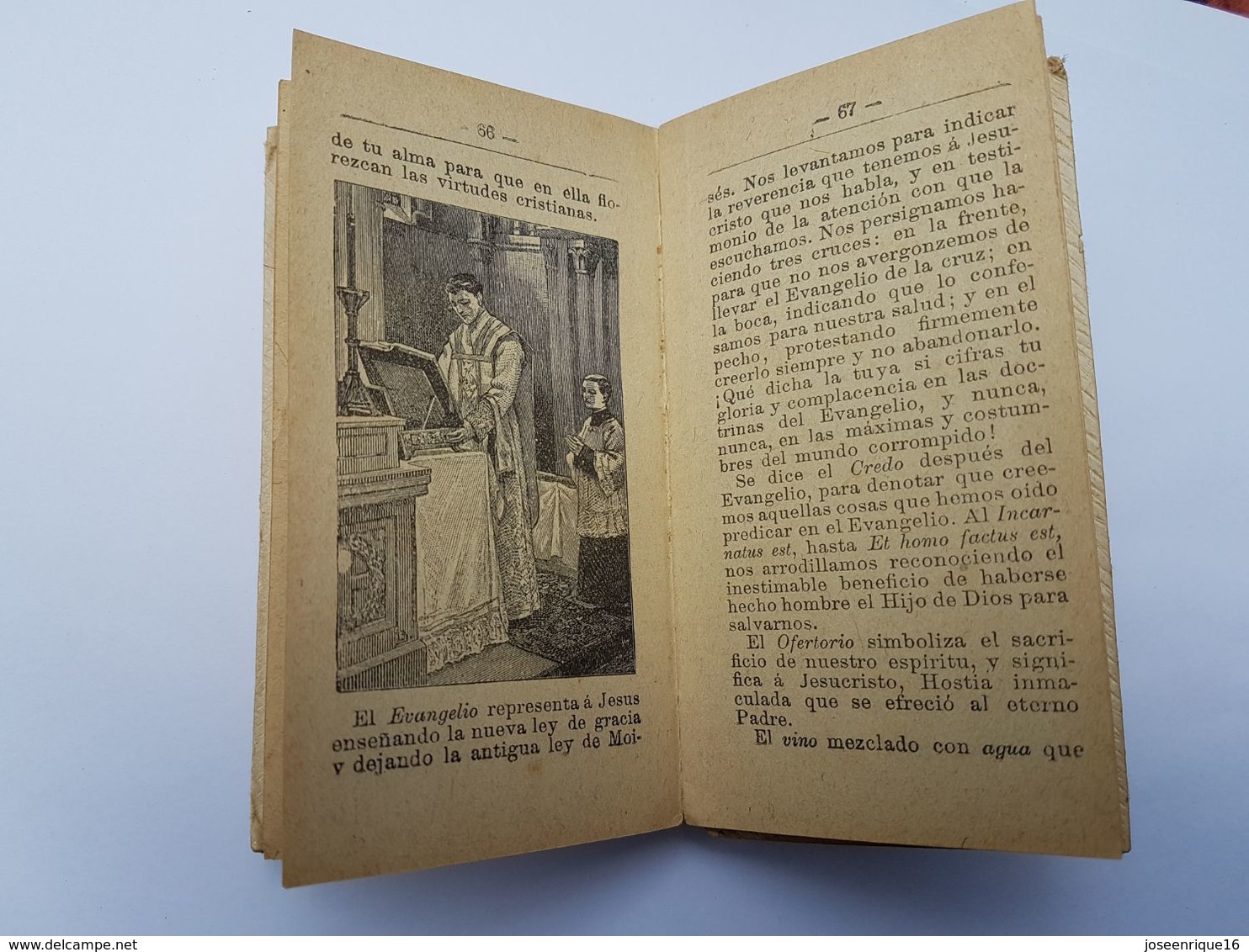 EL PEQUEÑO CATÓLICO, LIBRILLO. THE LITTLE CATHOLIC, BOOKLET. LE PETIT CATHOLIQUE, LIVRET. - Religione & Scienze Occulte