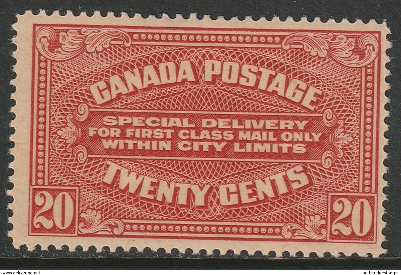 Canada Sc E2 Special Delivery MH - Eilbriefmarken