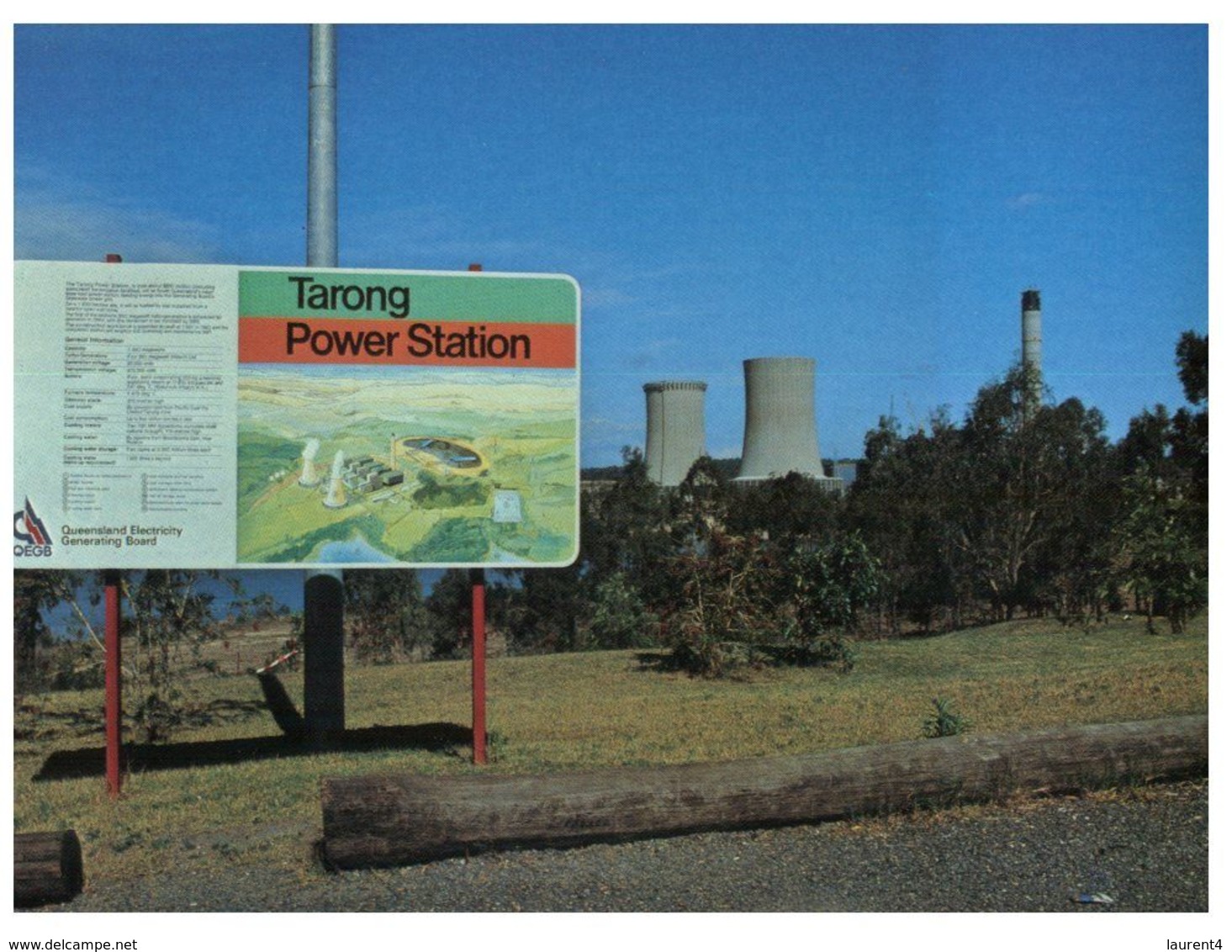 (C 13) Australia - QLD - Tarong Power Station (road Sign) - Sunshine Coast