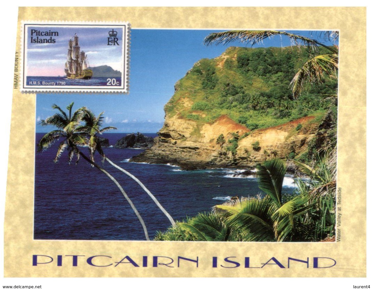 (C 14) Pitcairn Island (with Repro Of Stamp) - Islas Pitcairn